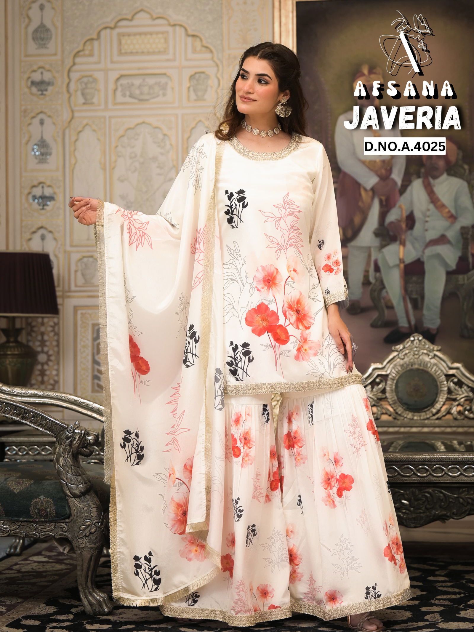 Javeria By Afsana Velly Chiffon Printed Readymade Suits Orders In India